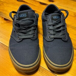 Vans Men's Atwood Casual Skate Shoes, 9.5 US in navy/gum